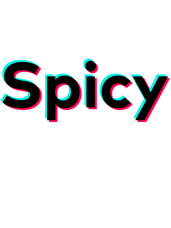 Spicy T-Shirt - White - TikTok Trends - Decorate View
