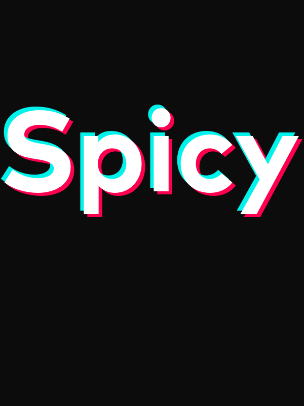 Spicy T-Shirt - Black - TikTok Trends - Decorate View
