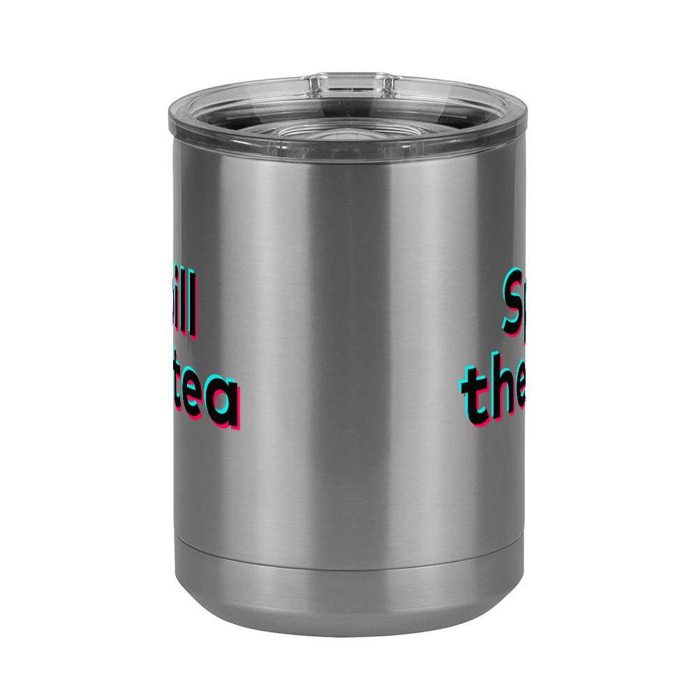 Spill The Tea Coffee Mug Tumbler with Handle (15 oz) - TikTok Trends - Front View