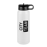 Thumbnail for Personalized Sports Team Water Bottle (30 oz) - Rotated Text - Right View