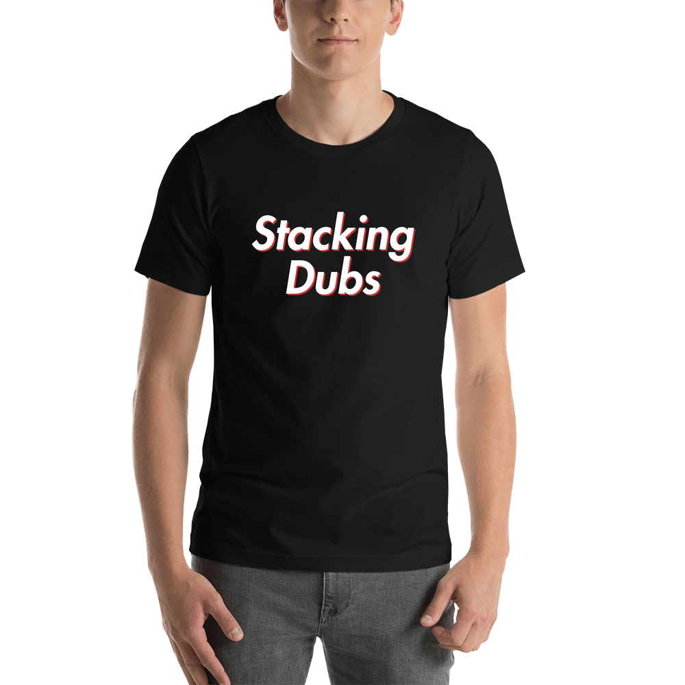 Stacking Dubs T-Shirt - Black - Shirt View