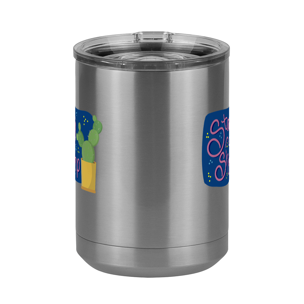 Stay Sharp Cactus Coffee Mug Tumbler with Handle (15 oz) - Front View