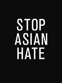 Thumbnail for Stop Asian Hate T-Shirt - Black - Decorate View