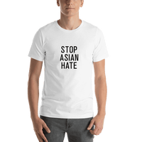 Thumbnail for Stop Asian Hate T-Shirt - White - Shirt View
