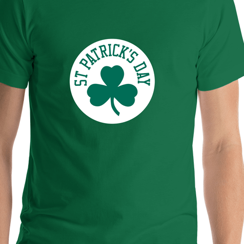 St Patrick's Day T-Shirt - Shirt Close-Up View