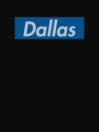 Thumbnail for Personalized Streetwear T-Shirt - Black - Dallas - Decorate View