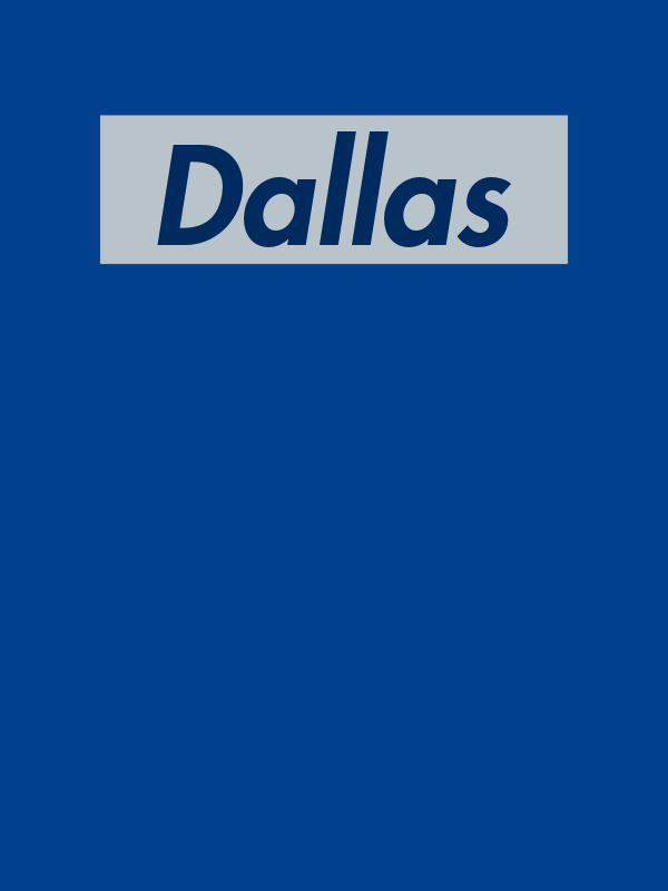 Personalized Streetwear T-Shirt - Blue - Dallas - Decorate View
