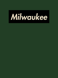Thumbnail for Personalized Streetwear T-Shirt - Green - Milwaukee - Decorate View