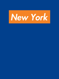 Thumbnail for Personalized Streetwear T-Shirt - Blue - New York - Decorate View