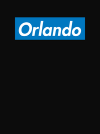 Thumbnail for Personalized Streetwear T-Shirt - Black - Orlando - Decorate View