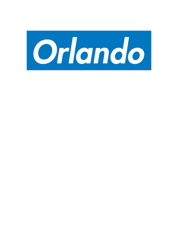 Personalized Streetwear T-Shirt - White - Orlando - Decorate View