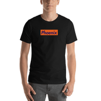 Thumbnail for Personalized Streetwear T-Shirt - Black - Phoenix - Shirt View