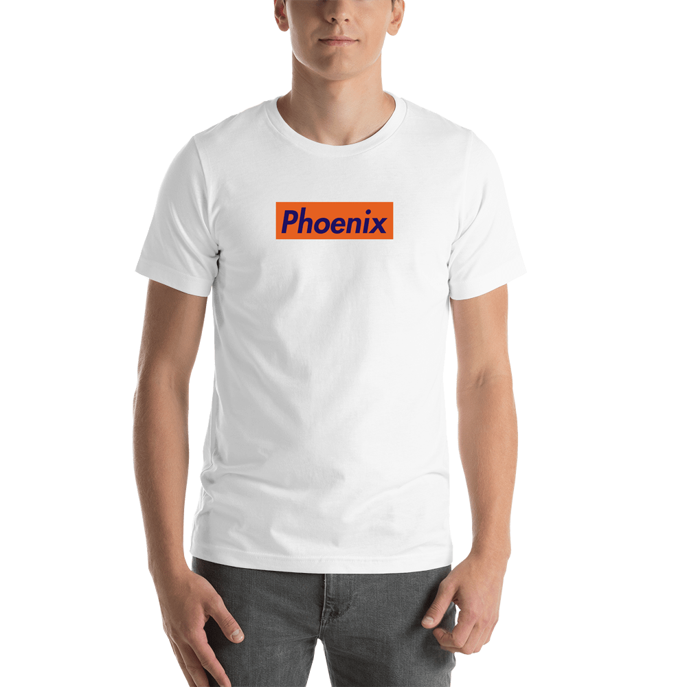 Personalized Streetwear T-Shirt - White - Phoenix - Shirt View