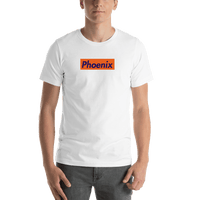 Thumbnail for Personalized Streetwear T-Shirt - White - Phoenix - Shirt View