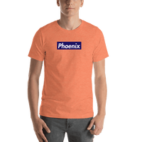 Thumbnail for Personalized Streetwear T-Shirt - Orange - Phoenix - Shirt View