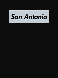 Thumbnail for Personalized Streetwear T-Shirt - Black - San Antonio - Decorate View