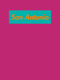 Thumbnail for Personalized Streetwear T-Shirt - Pink - San Antonio - Decorate View
