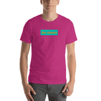 Thumbnail for Personalized Streetwear T-Shirt - Pink - San Antonio - Shirt View