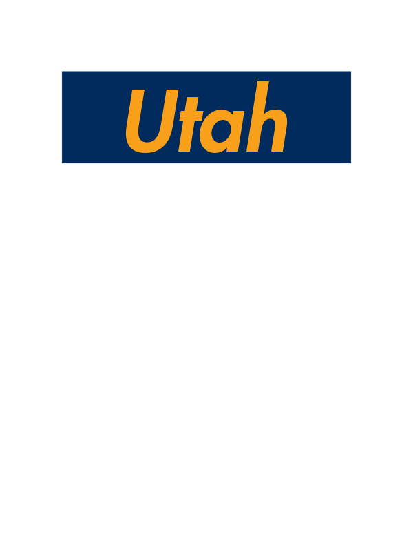 Personalized Streetwear T-Shirt - White - Utah - Decorate View