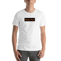 Thumbnail for Personalized Streetwear T-Shirt - White - Winter Park - Shirt View
