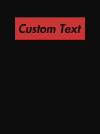 Thumbnail for Personalized Streetwear T-Shirt - Black - Decorate View