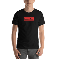 Thumbnail for Personalized Streetwear T-Shirt - Black - Shirt View