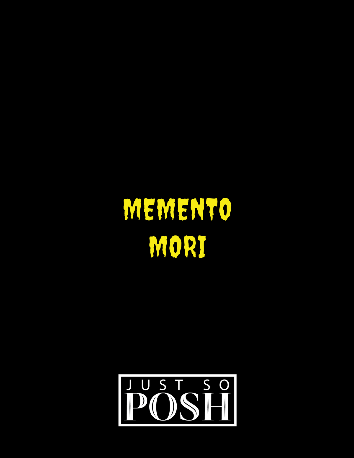 Sugar Skulls Notebook - Memento Mori - Back View