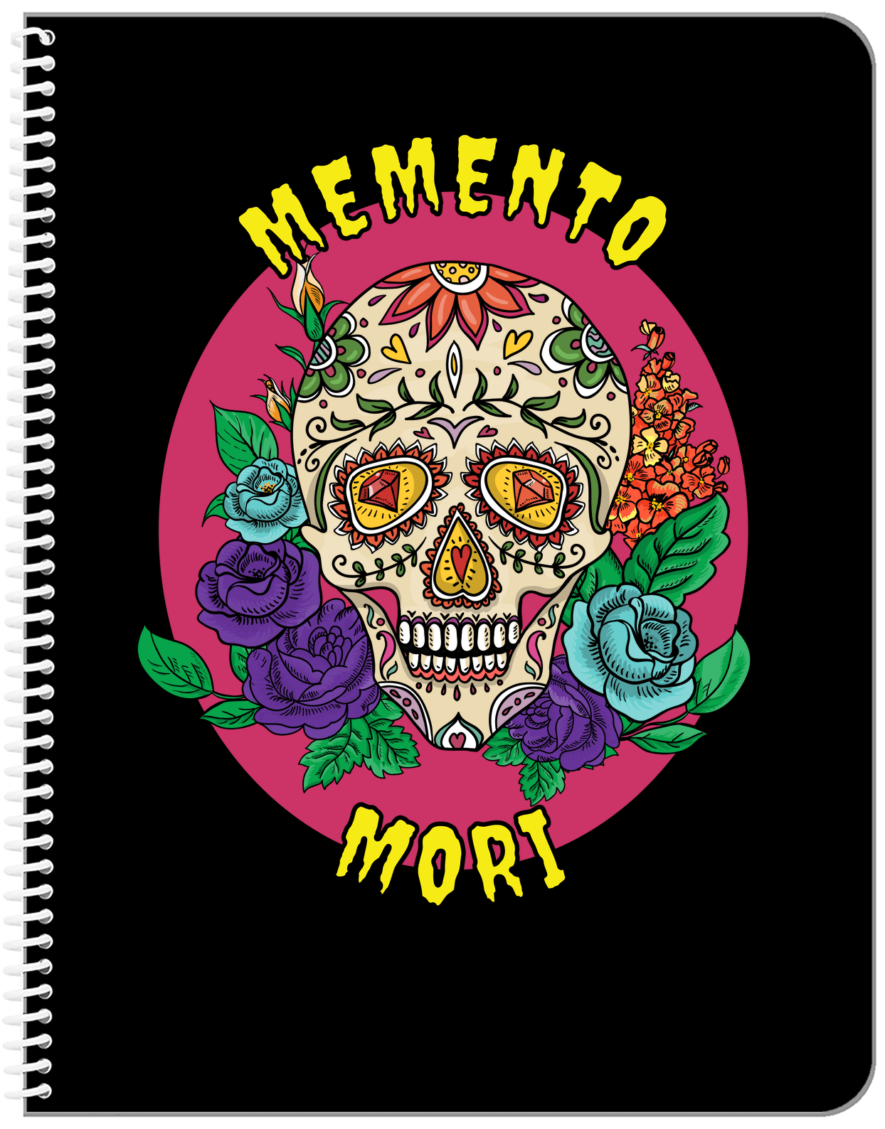 Sugar Skulls Notebook - Memento Mori - Front View