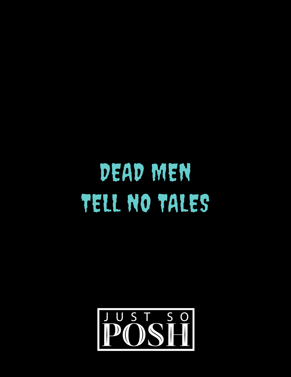 Sugar Skulls Notebook - Dead Men Tell No Tales - Back View