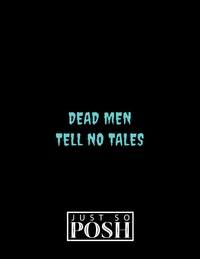 Thumbnail for Sugar Skulls Notebook - Dead Men Tell No Tales - Back View