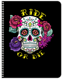Thumbnail for Sugar Skulls Notebook - Ride or Die - Front View