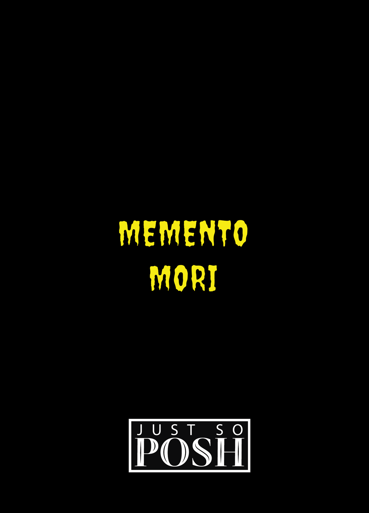 Sugar Skulls Journal - Memento Mori - Back View