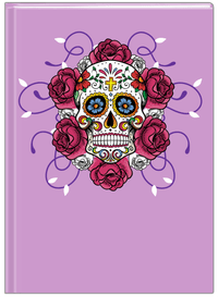 Thumbnail for Sugar Skulls Journal - Purple Background - Front View