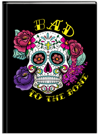 Thumbnail for Sugar Skulls Journal - Bad to the Bone - Front View