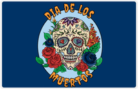 Thumbnail for Personalized Sugar Skulls Placemat - Dia de los Muertos -  View