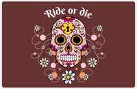 Thumbnail for Personalized Sugar Skulls Placemat - Ride or Die -  View