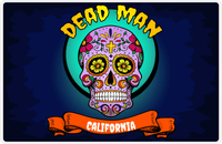 Thumbnail for Personalized Sugar Skulls Placemat - Dead Man -  View