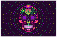 Thumbnail for Sugar Skulls Placemat - Purple Background -  View