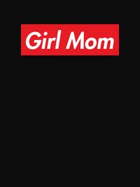 Thumbnail for Personalized Super Parody T-Shirt - Black - Girl Mom - Decorate View