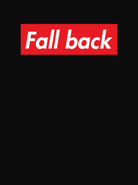 Thumbnail for Personalized Super Parody T-Shirt - Black - Fall back - Decorate View