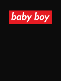 Thumbnail for Personalized Super Parody T-Shirt - Black - baby boy - Decorate View