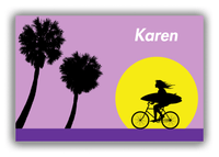 Thumbnail for Personalized Surfing Canvas Wrap & Photo Print IX - Surfer Silhouette II - Front View