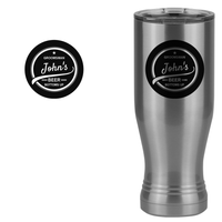 Thumbnail for Personalized Swoop Lettering Pilsner Tumbler (20 oz) - Design View