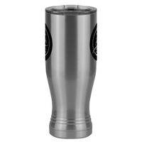 Thumbnail for Personalized Swoop Lettering Pilsner Tumbler (20 oz) - Front View