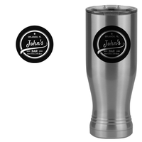 Thumbnail for Personalized Swoop Lettering Pilsner Tumbler (20 oz) - Design View