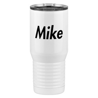 Thumbnail for Personalized Tall Travel Tumbler (20 oz) - Left View