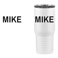 Thumbnail for Personalized Tall Travel Tumbler (20 oz) - Design View