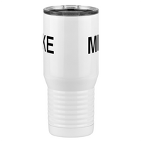 Thumbnail for Personalized Tall Travel Tumbler (20 oz) - Front View