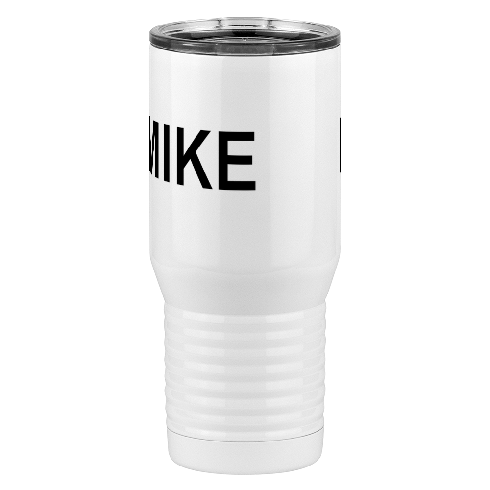 Personalized Tall Travel Tumbler (20 oz) - Front Left View