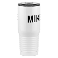 Thumbnail for Personalized Tall Travel Tumbler (20 oz) - Front Right View